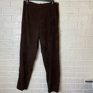 Aegean‎ Womens Pants Size S Faux Suede Brown